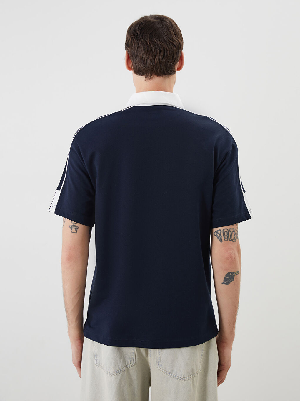 XSIDE Polo Neck Printed Men's T-Shirt -S5RK96Z8-RFD
