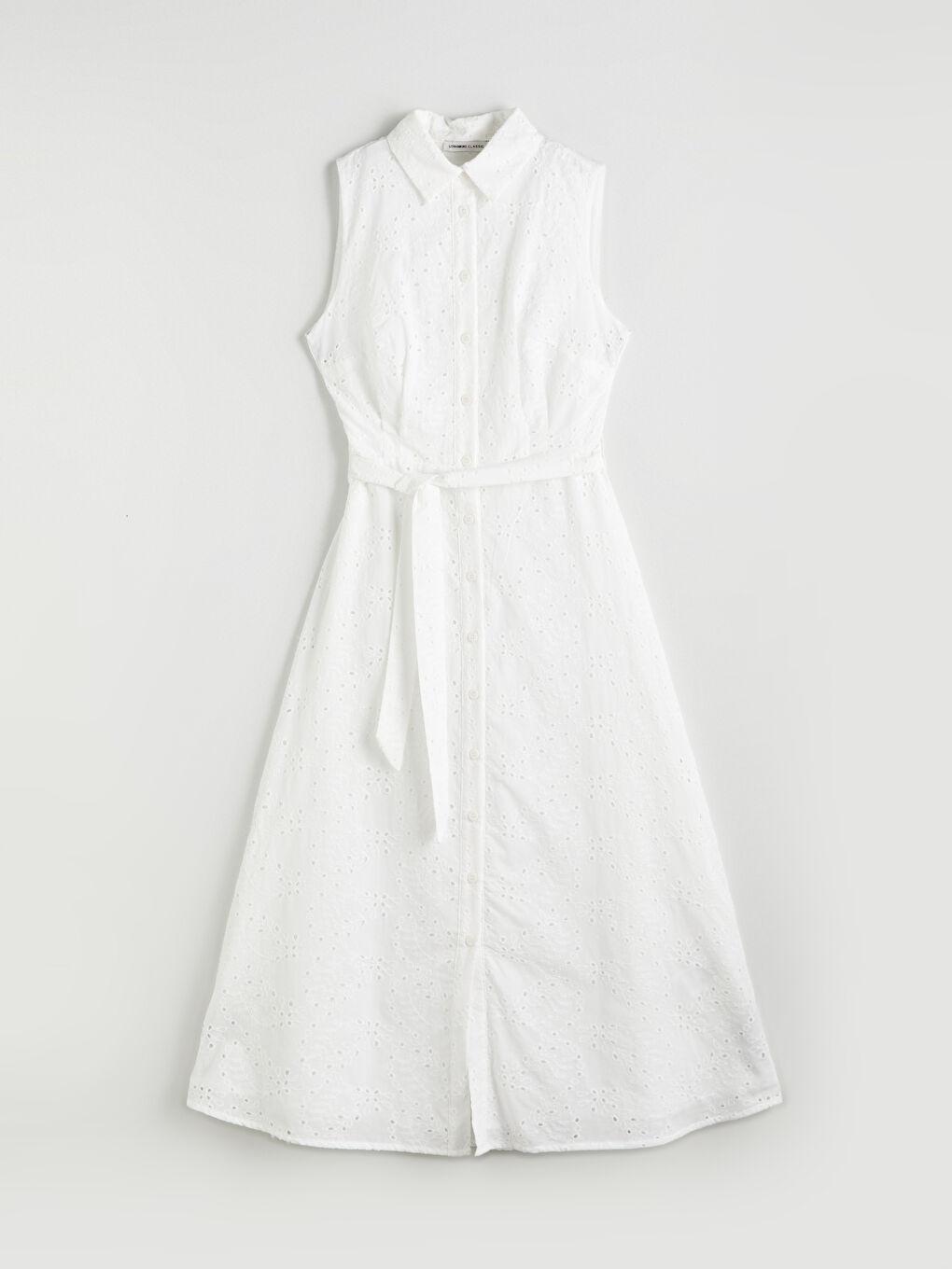 LCWAIKIKI Classic Woman WHITE Shirt Dress -S5RL00Z8-Q6K