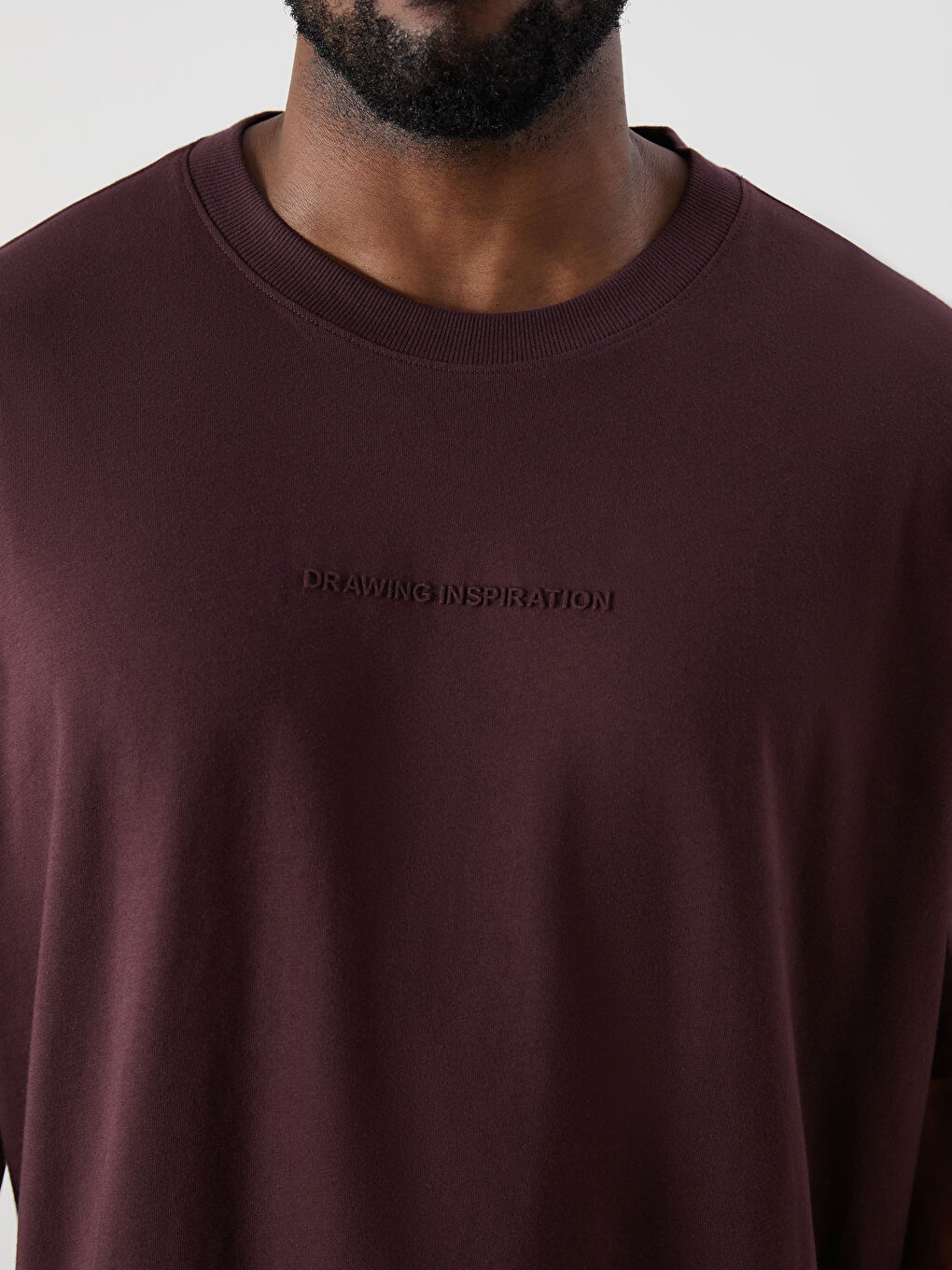 LCW Vision Crew Neck Printed Men's T-Shirt -S5RL02Z8-HHD
