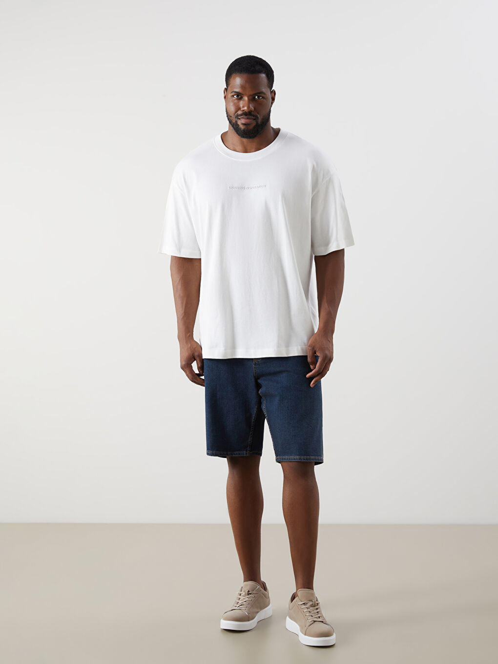 LCW Vision Crew Neck Printed Men's T-Shirt -S5RL02Z8-R9J