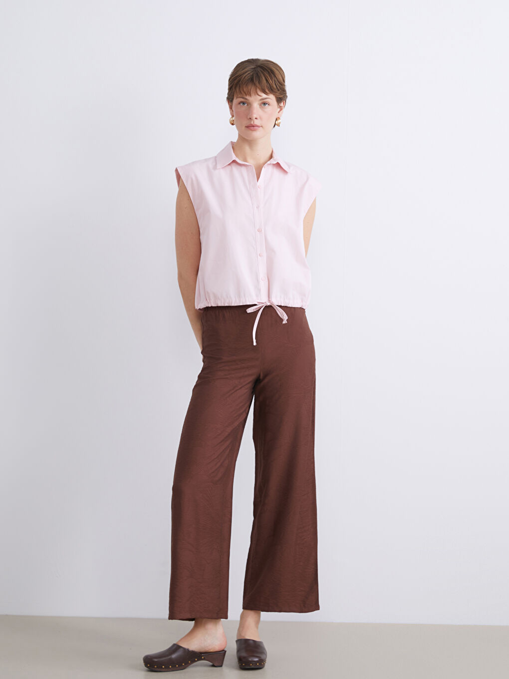 LCWAIKIKI Classic Woman PINK Shirt -S5RL03Z8-DRH