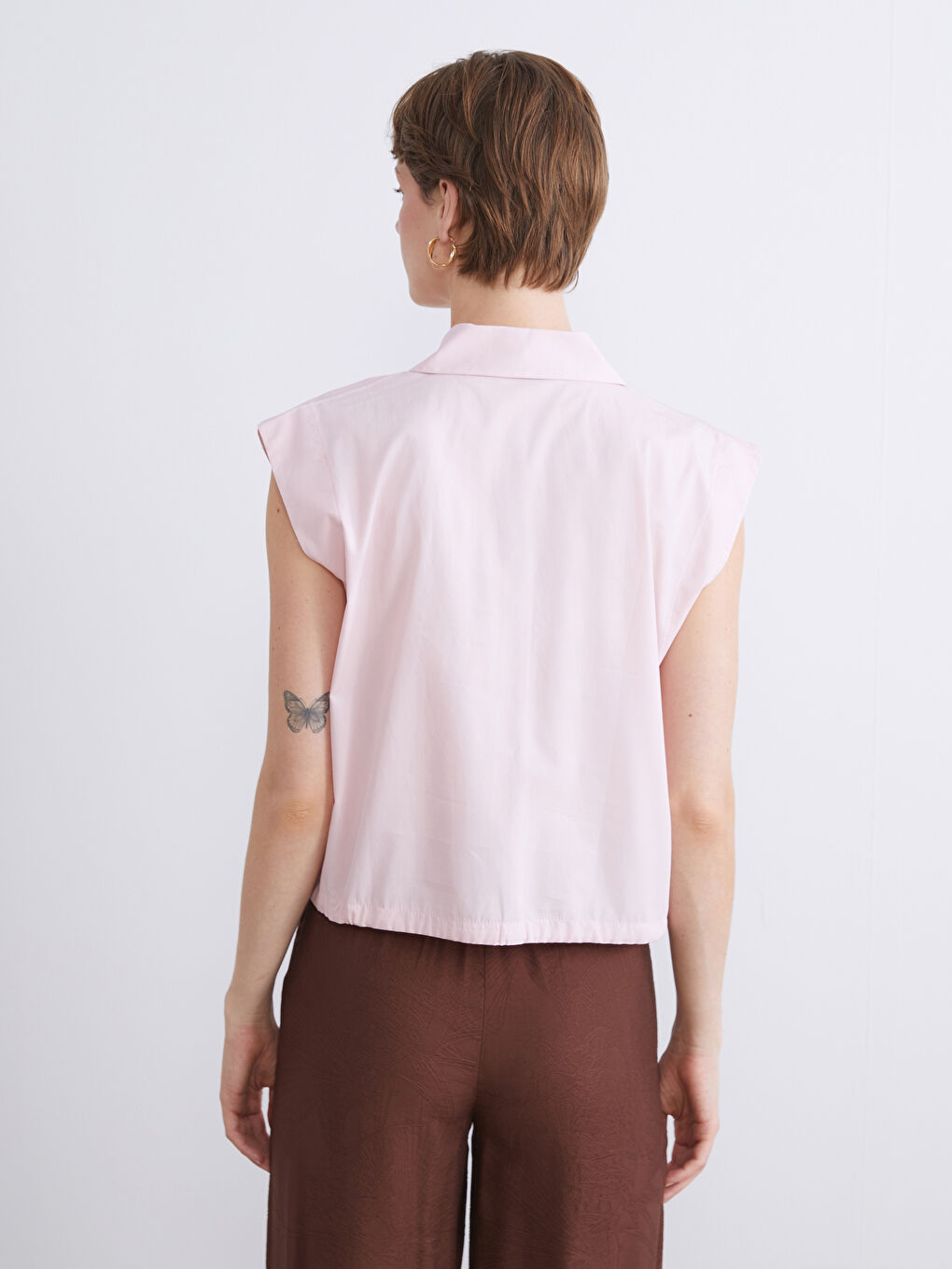 LCWAIKIKI Classic Woman PINK Shirt -S5RL03Z8-DRH