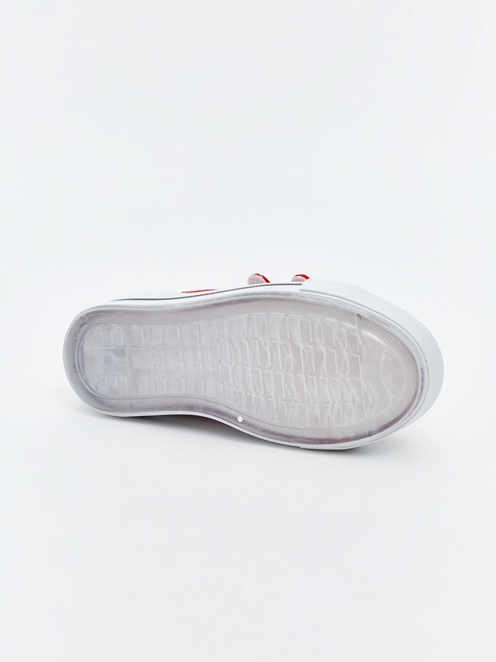 Kırmızı Cırt Cırtlı Işıklı Kız Çocuk Spor Ayakkabı-4