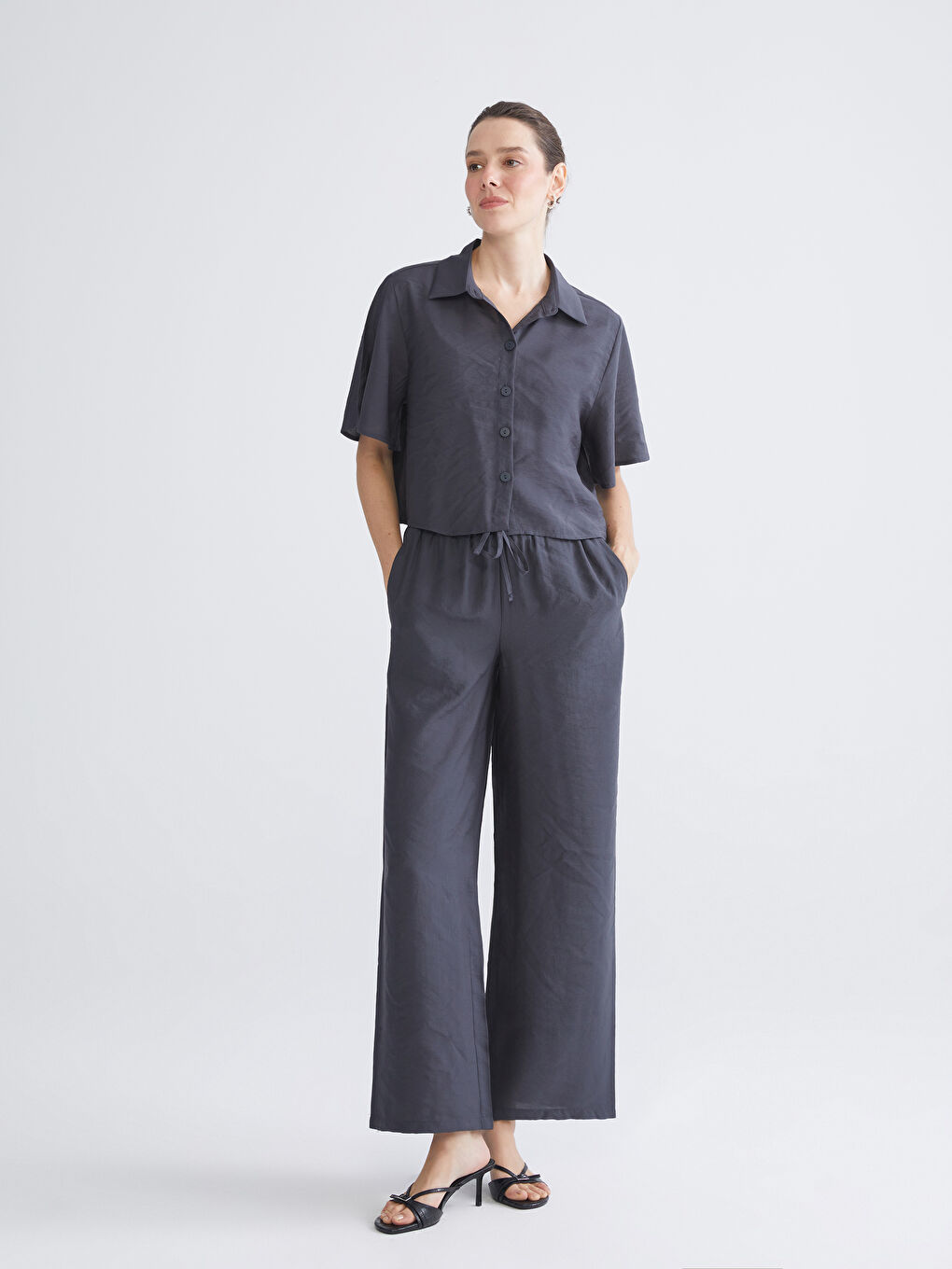 Woman ANTHRACITE Shirt-1