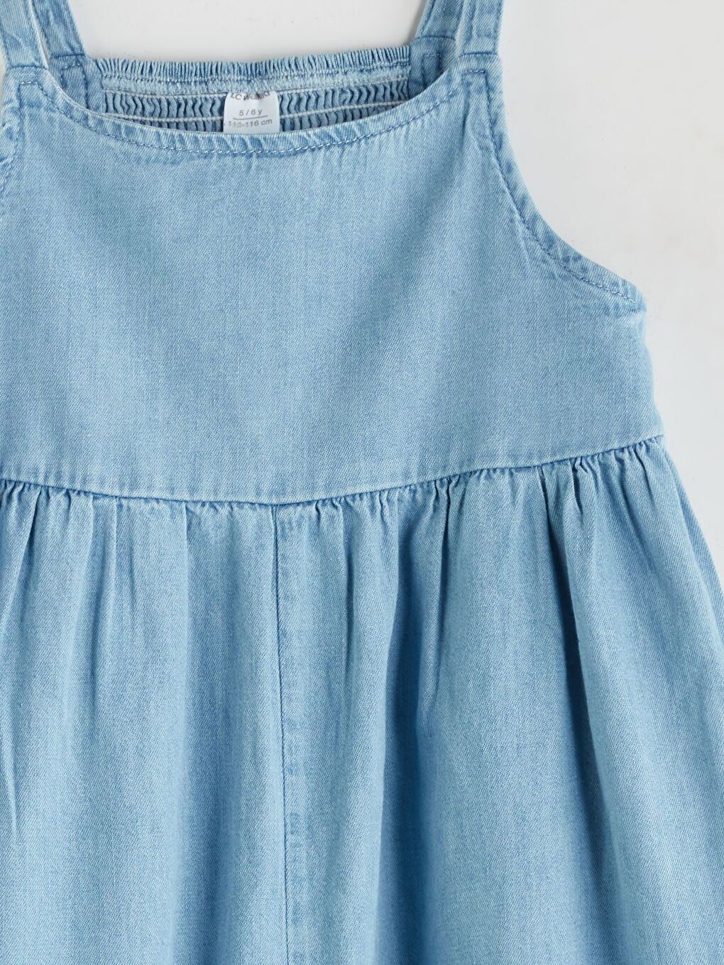 LCW Kids یاخەی چوارگۆشە دۆنگاریس - کچان -S5RL11Z1-V2T