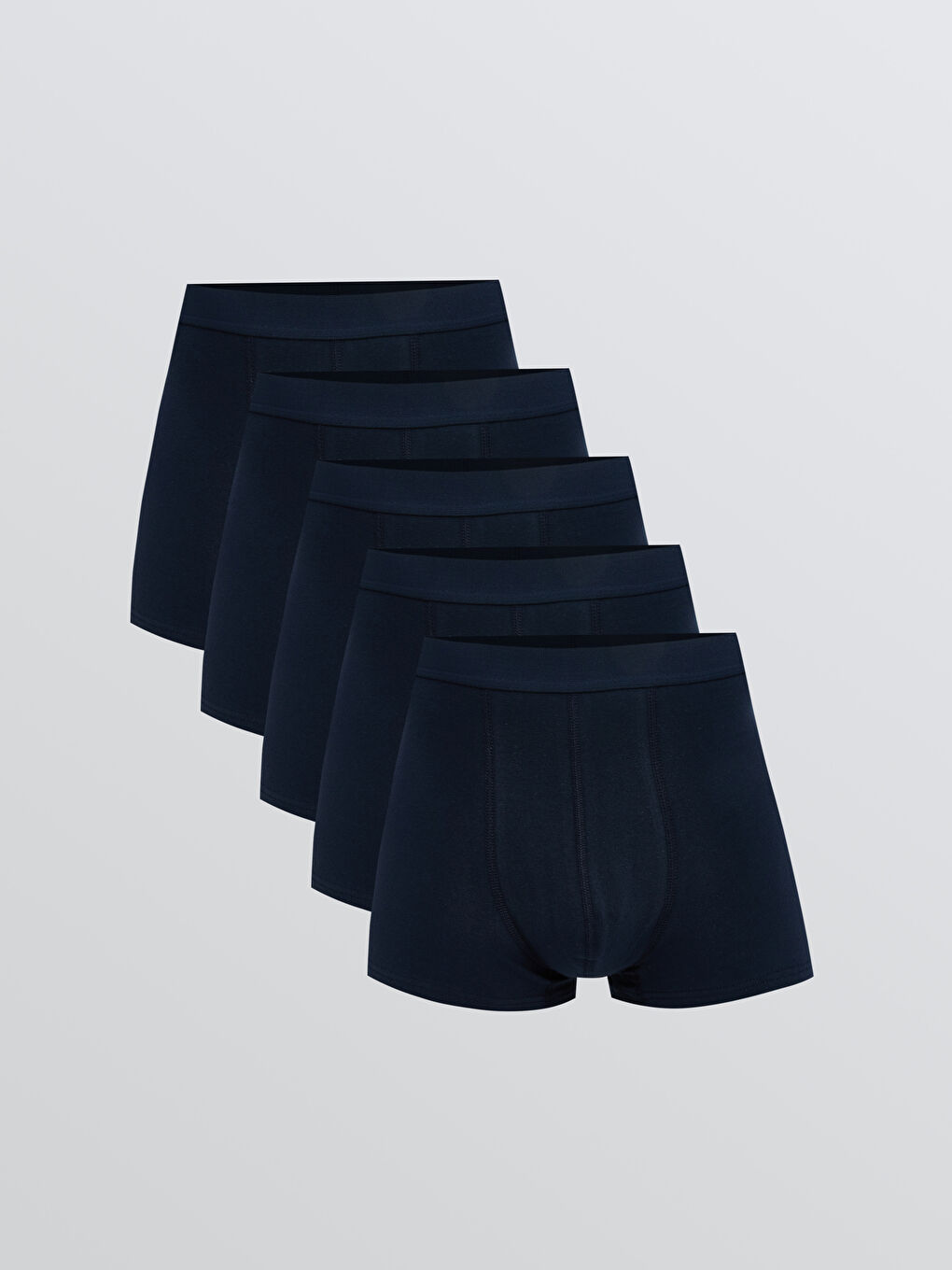 Regular Fit Cotton Stretch Men's Boxer Trunks 5 Pack -S5RL18Z8-DWP