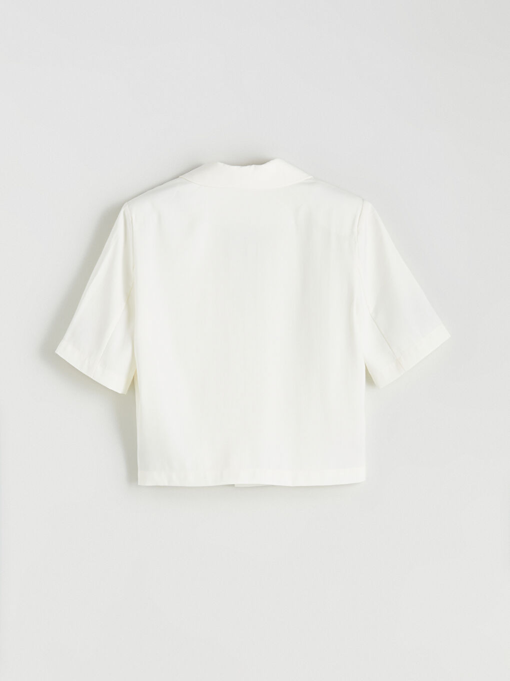 Ekru Gabardin Kadın Ceket-5