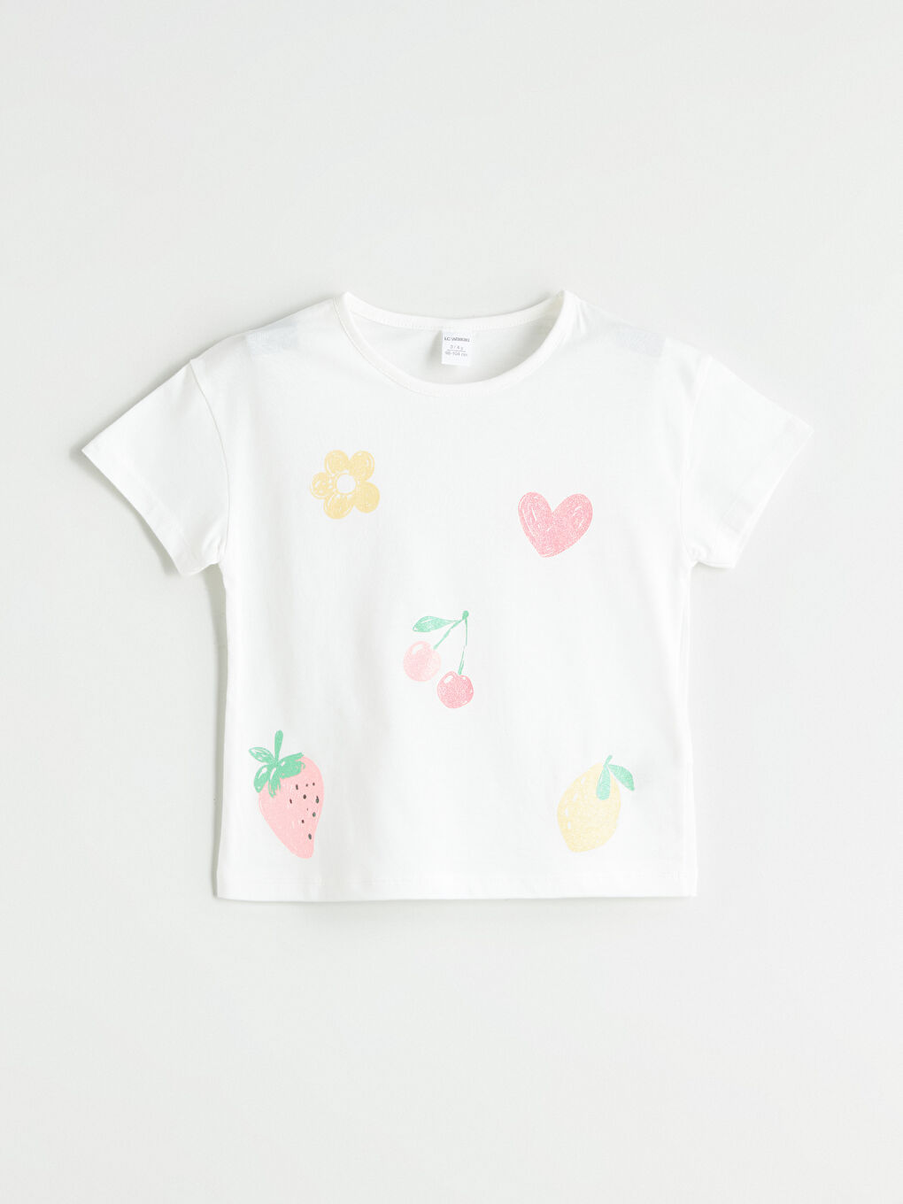 Crew Neck Girls' T-Shirt -S5RL27Z1-R9J
