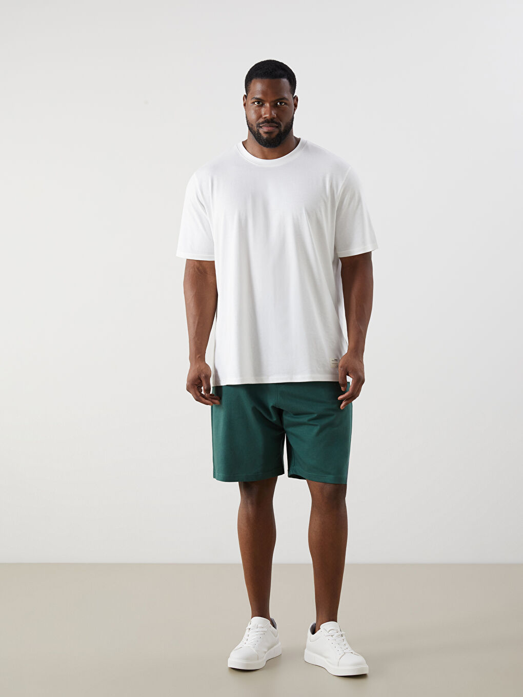 Plus Size Standard Fit Men's Shorts -S5RL28Z8-J1P