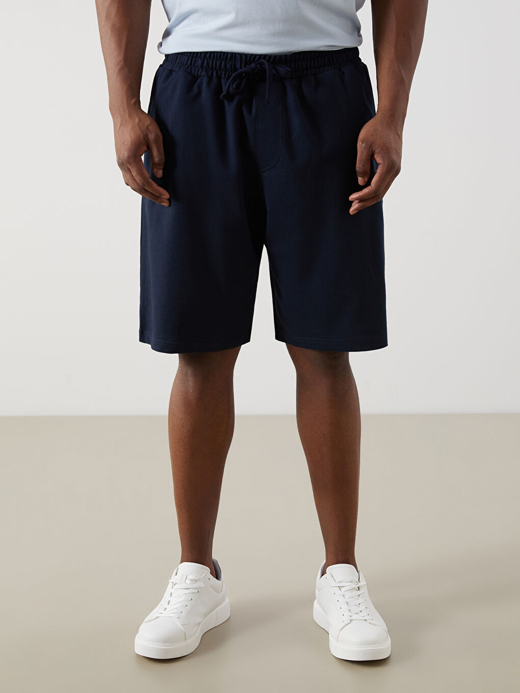 Plus Size Standard Fit Men's Shorts -S5RL28Z8-RFD