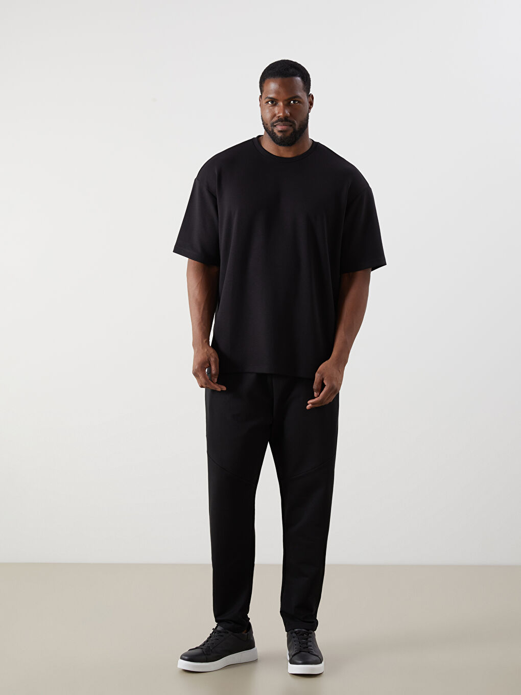 Plus Size Crew Neck Men's T-Shirt -S5RL35Z8-CVL