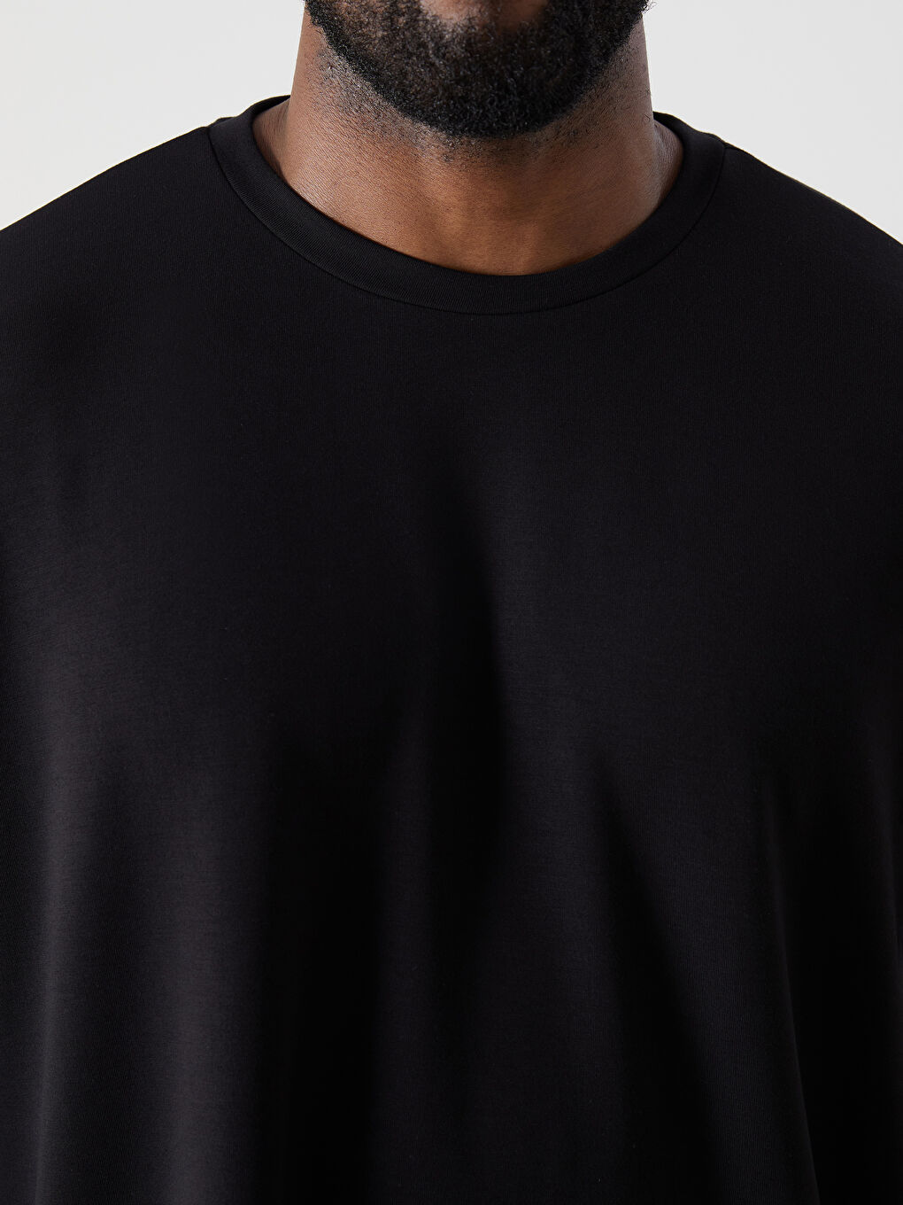 Plus Size Crew Neck Men's T-Shirt -S5RL35Z8-CVL