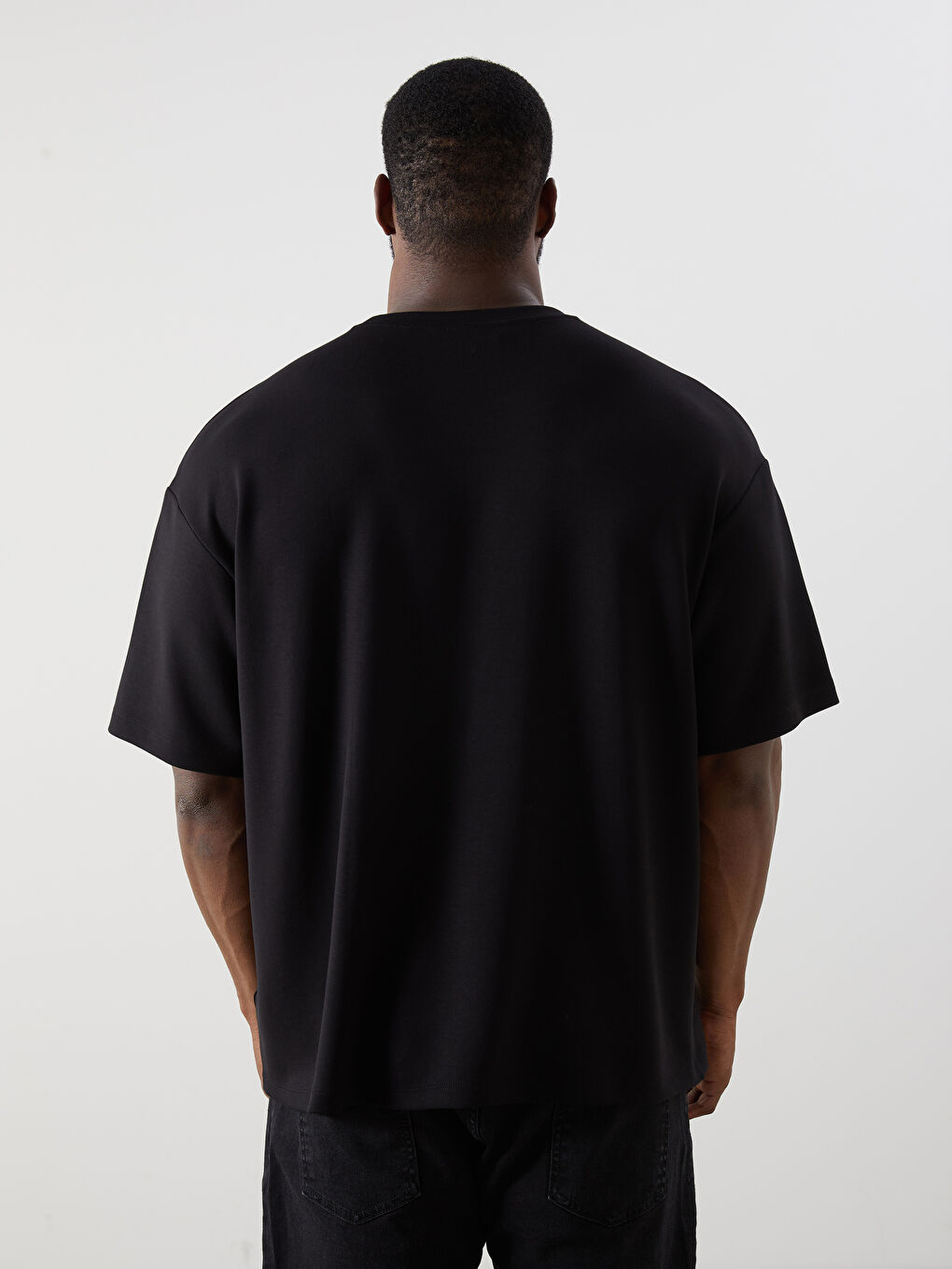 Plus Size Crew Neck Men's T-Shirt -S5RL35Z8-CVL