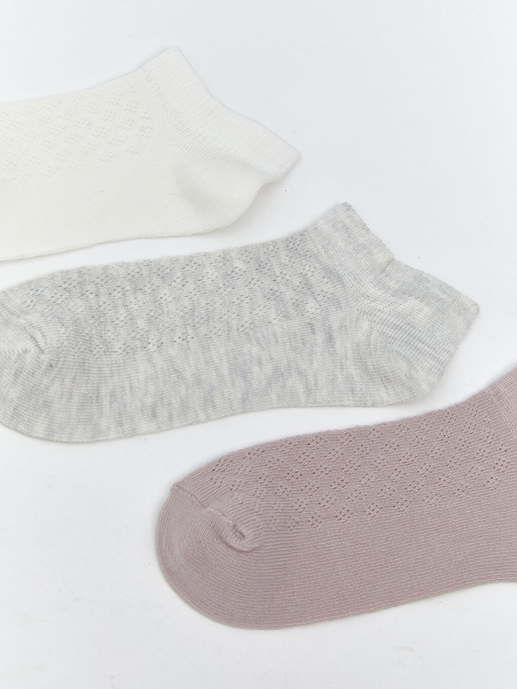 Women's Plain Trainer Socks 3-pack -S5RL56Z8-FDU