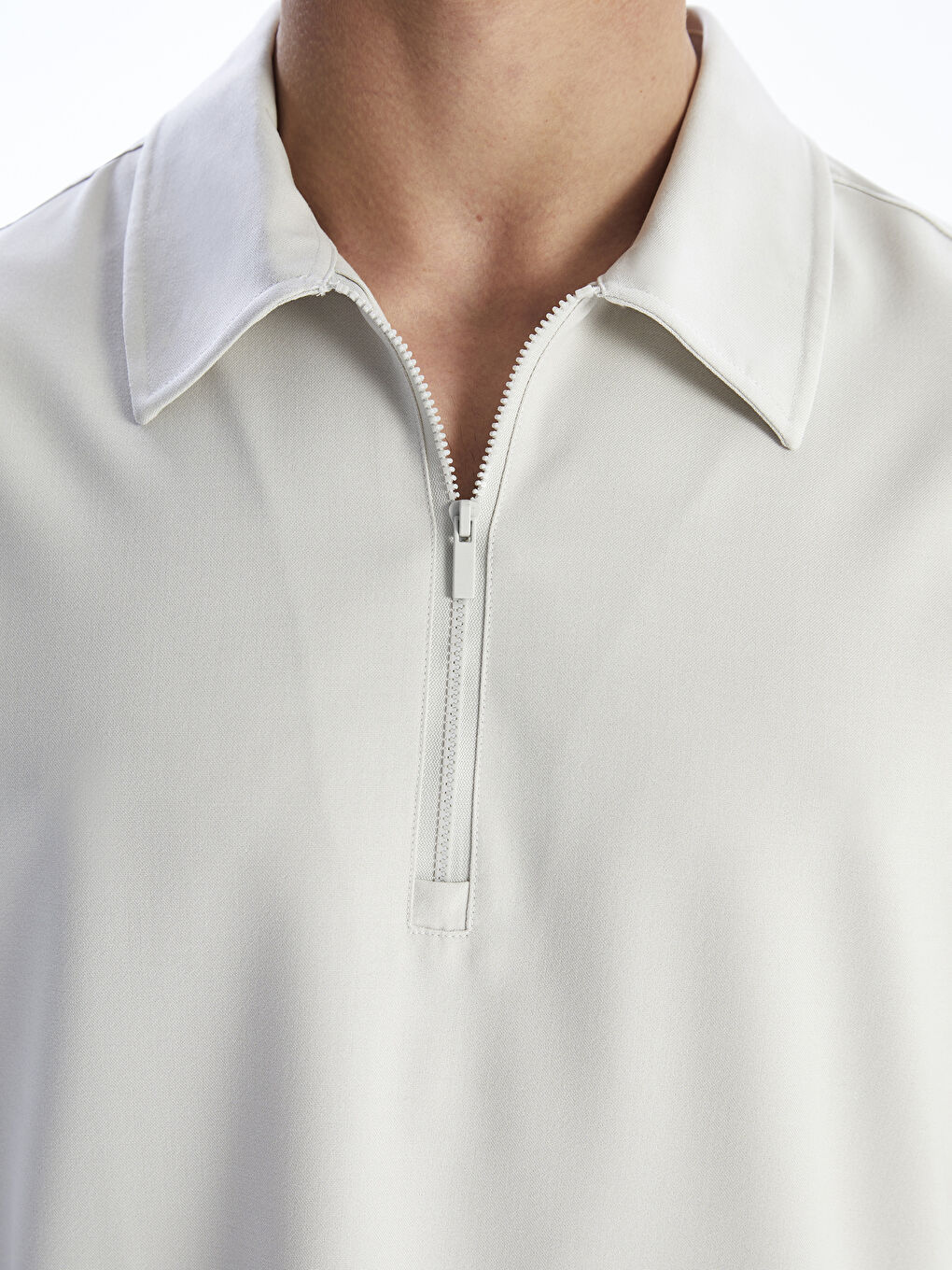 قميص رجالي بكم قصير بقصة عادية-2