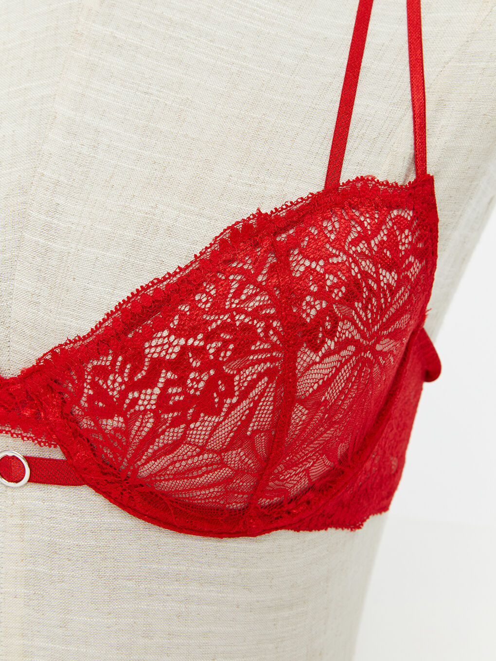LCW DREAM Wired Non-Padded Lace Fancy T-Shirt Bra -S5RL70Z8-KYT