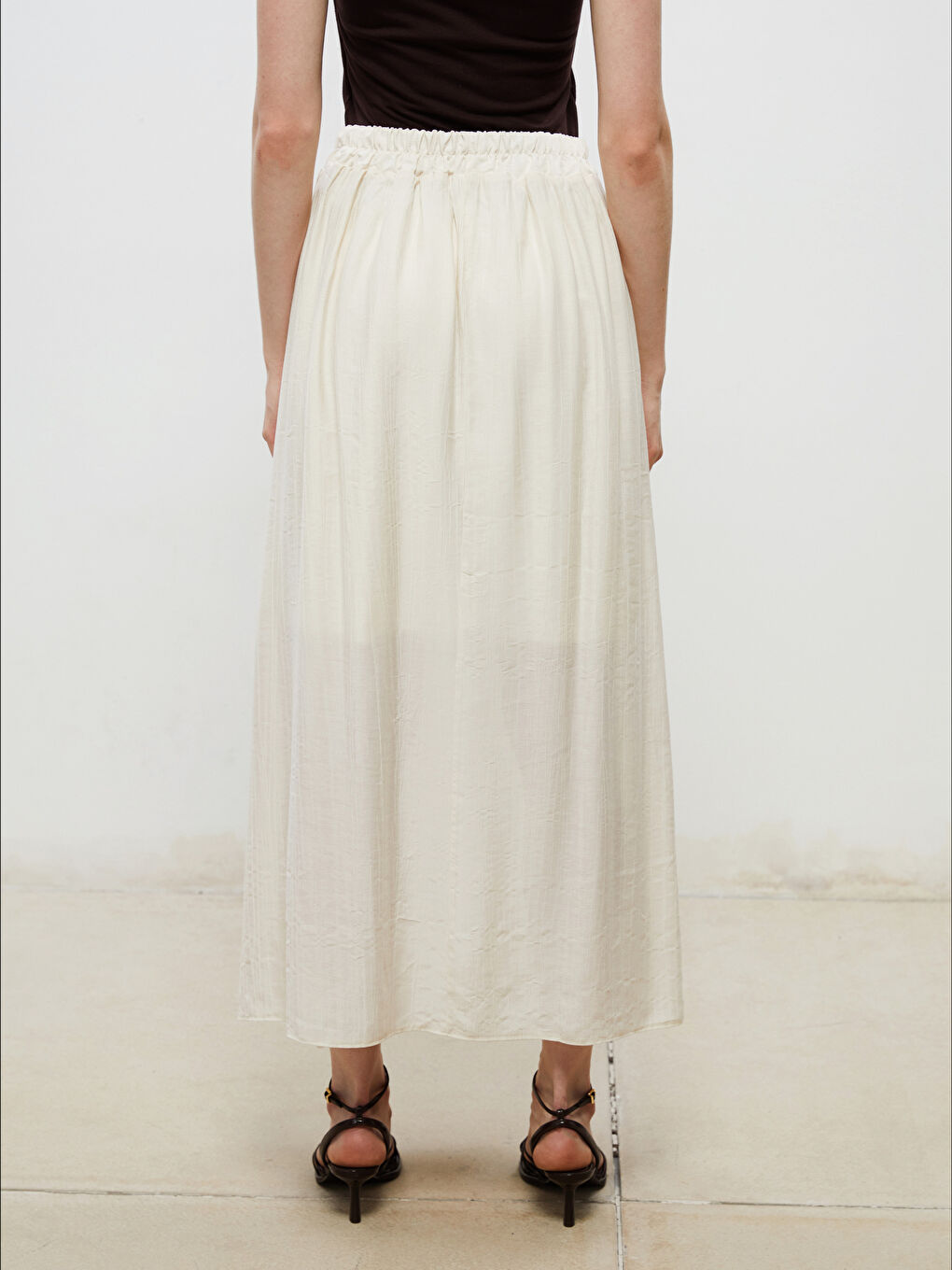 Woman BEIGE Skirt -S5RL84Z8-CV5