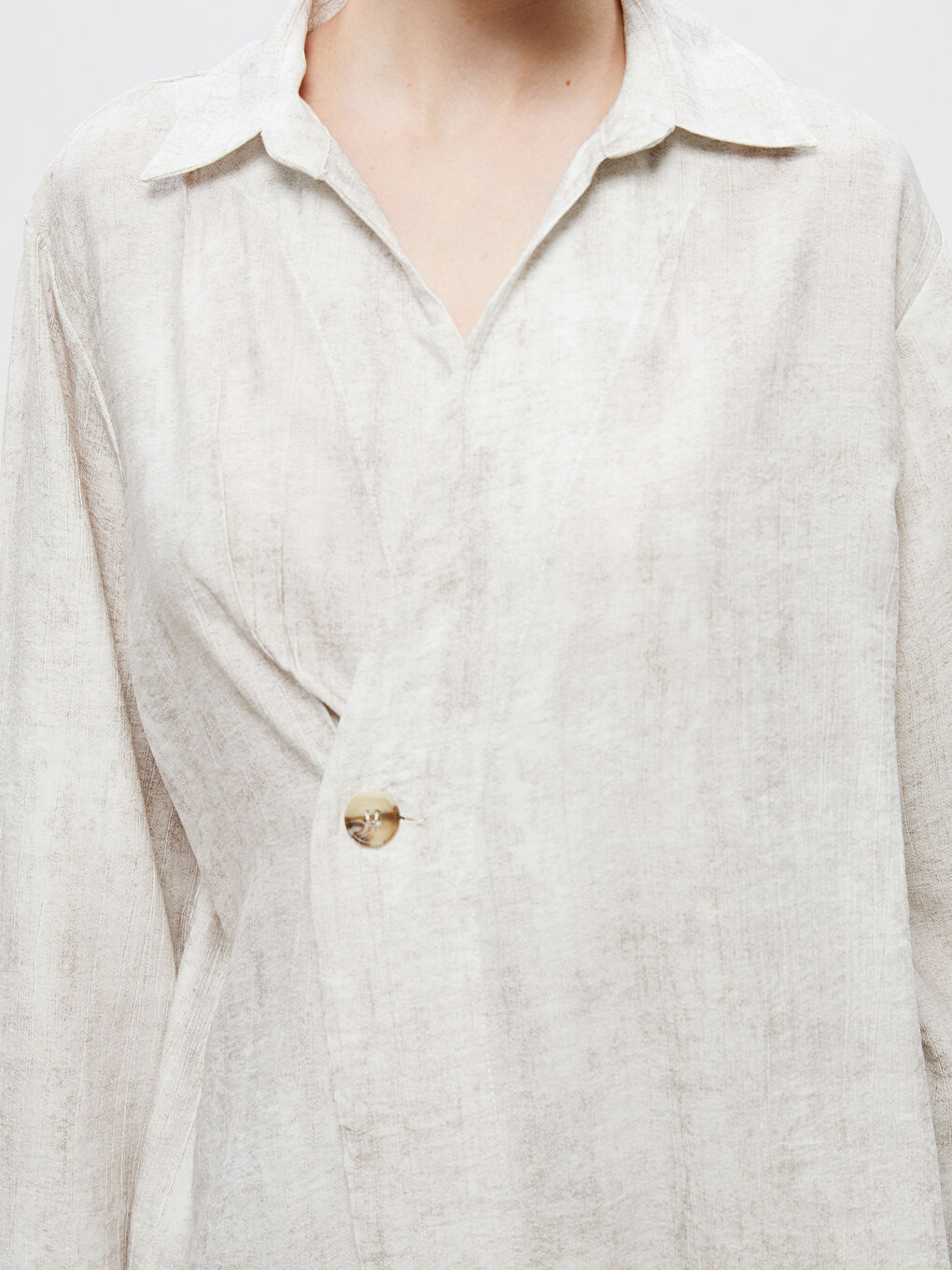 Soulife Linen-Look Women's Shirt -S5RL85Z8-CV5