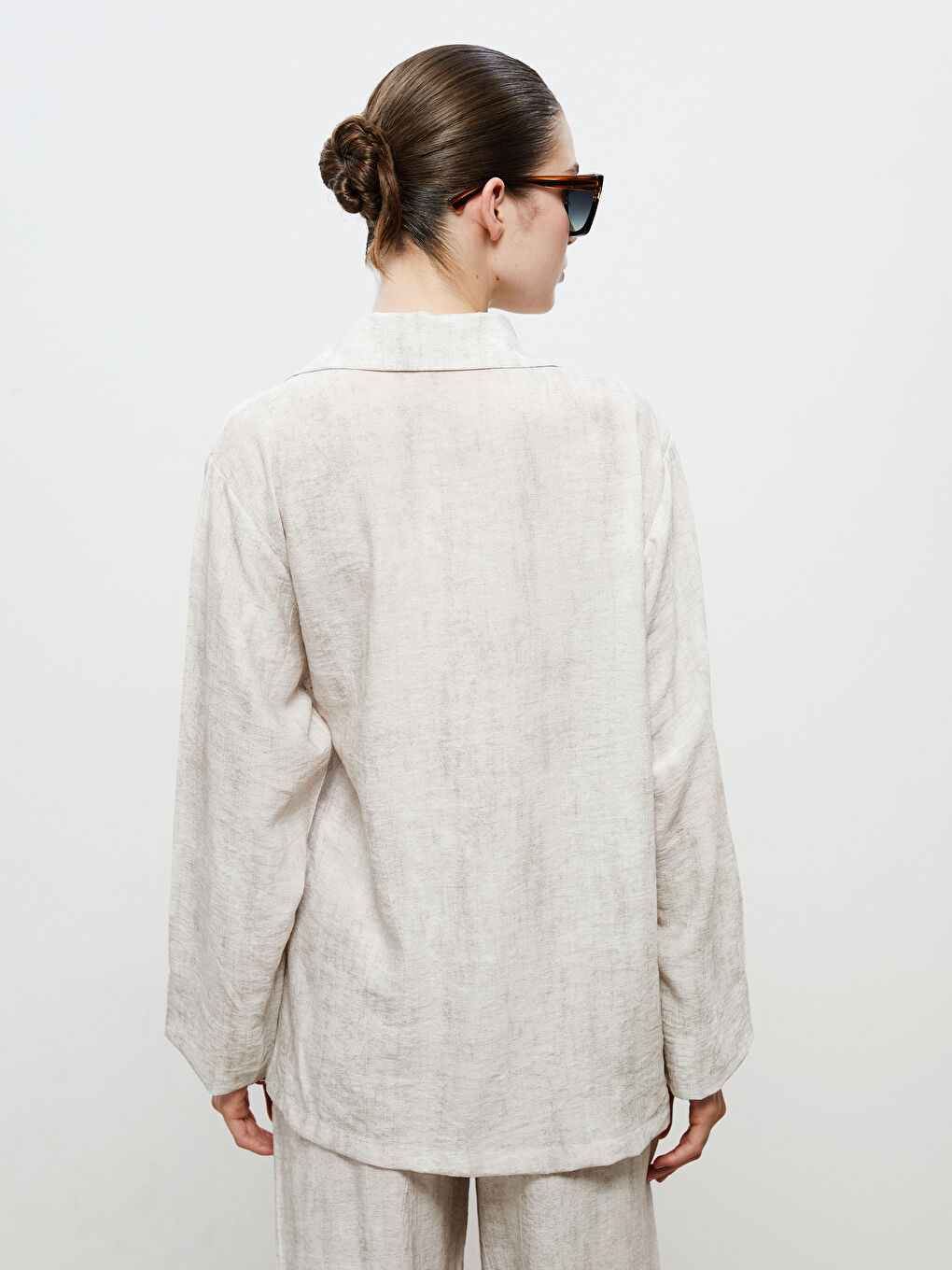 Soulife Linen-Look Women's Shirt -S5RL85Z8-CV5