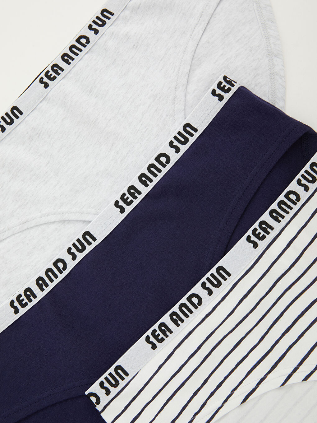 Beyaz Baskılı Hipster Külot 3'lü Paket-4