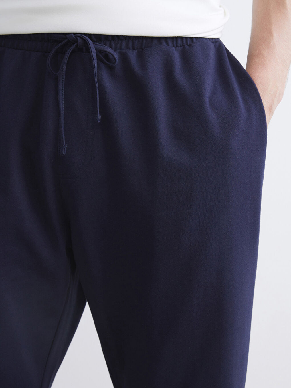 Lacivert Büyük Beden Standart Kalıp Erkek Eşofman Altı-5