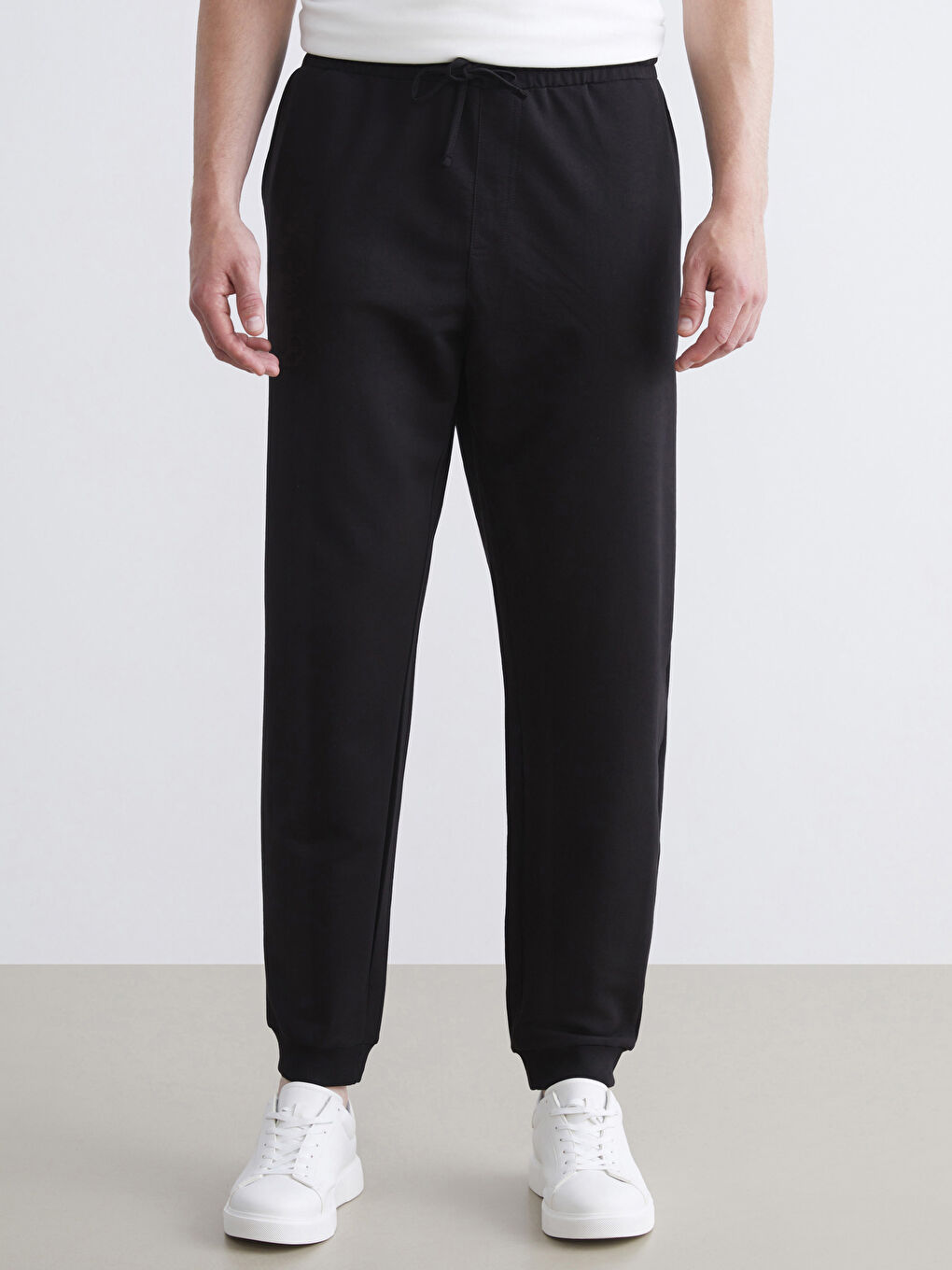 بنطلون رياضي جوغر رجالي بمقاس كبير وقَصّة منتظمة-3