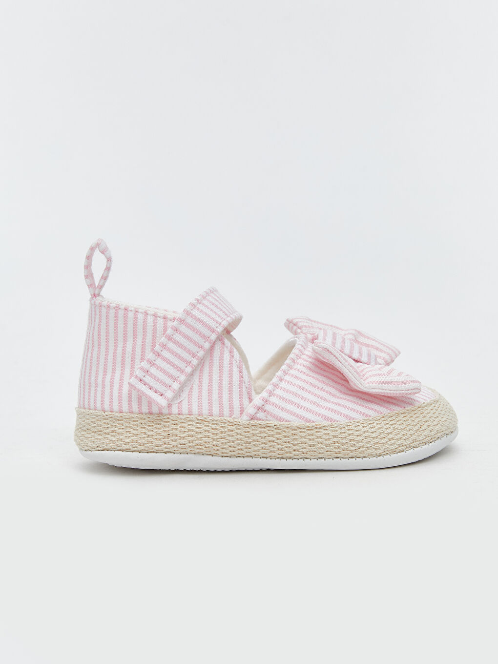 Pembe Cırt Cırtlı Kız Bebek Yürüme Öncesi Ayakkabısı-1