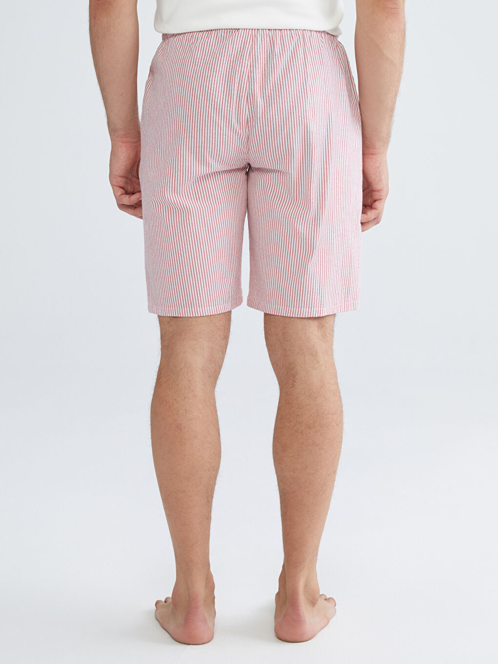 Kırmızı Standart Kalıp Erkek Pijama Alt Şort-3