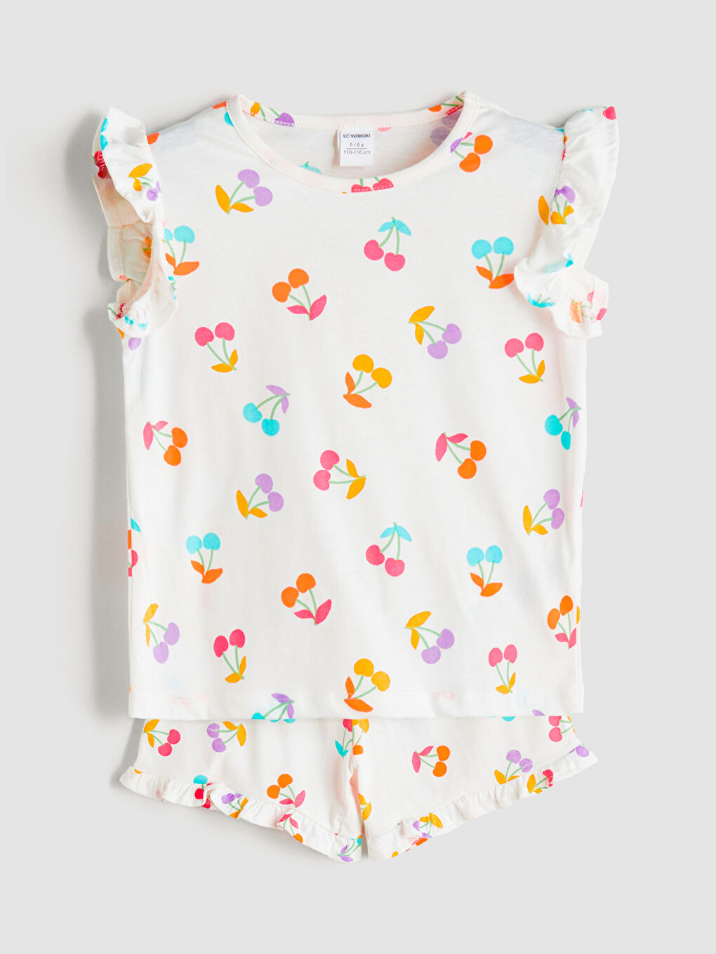 LCW Kids Girl ECRU Set -S5RM50Z1-LRA