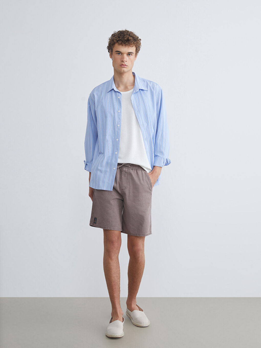 Relaxed Fit Men's Denim Shorts
