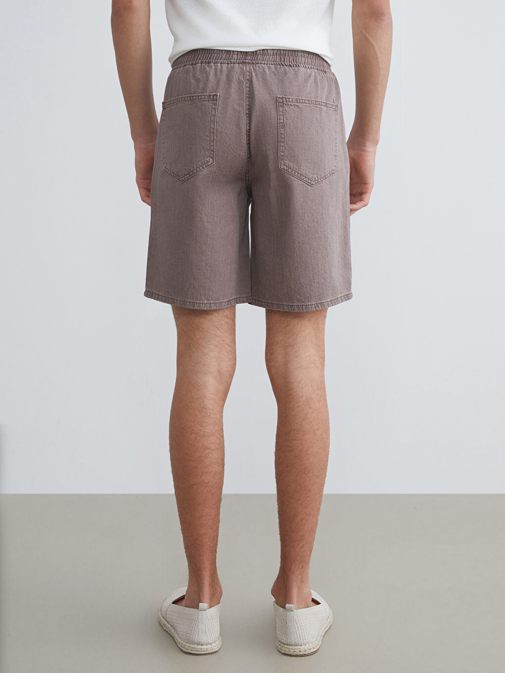 Relaxed Fit Men's Denim Shorts-3