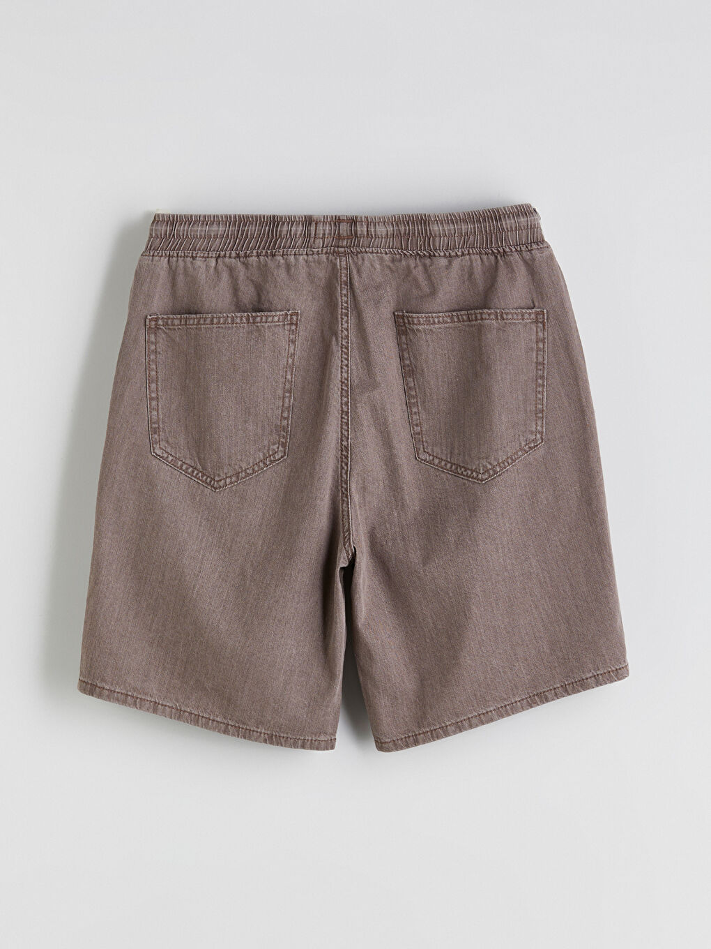 Relaxed Fit Men's Denim Shorts-5