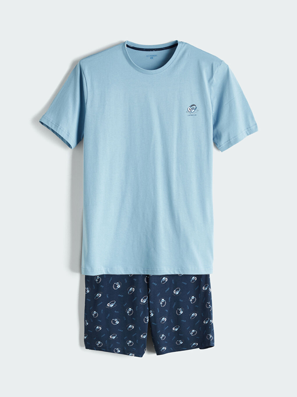 LC WAIKIKI Regular Fit Men's Short Pyjama Set -S5RM87Z8-LSJ