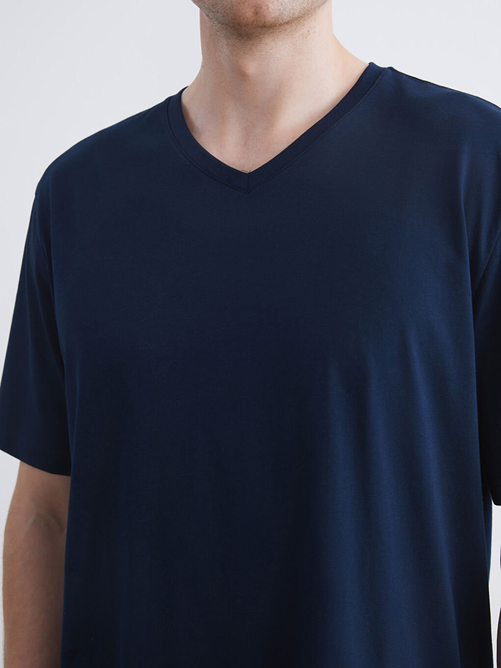 تیشێرت شینی تۆخ پیاو-4