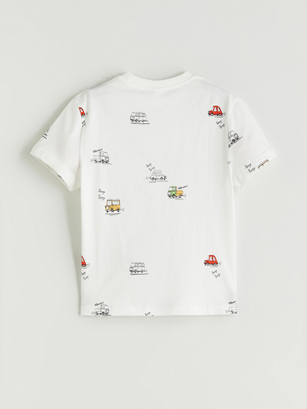 LCW baby Crew Neck Printed Baby Boys' T-Shirt -S5RM94Z1-LRA