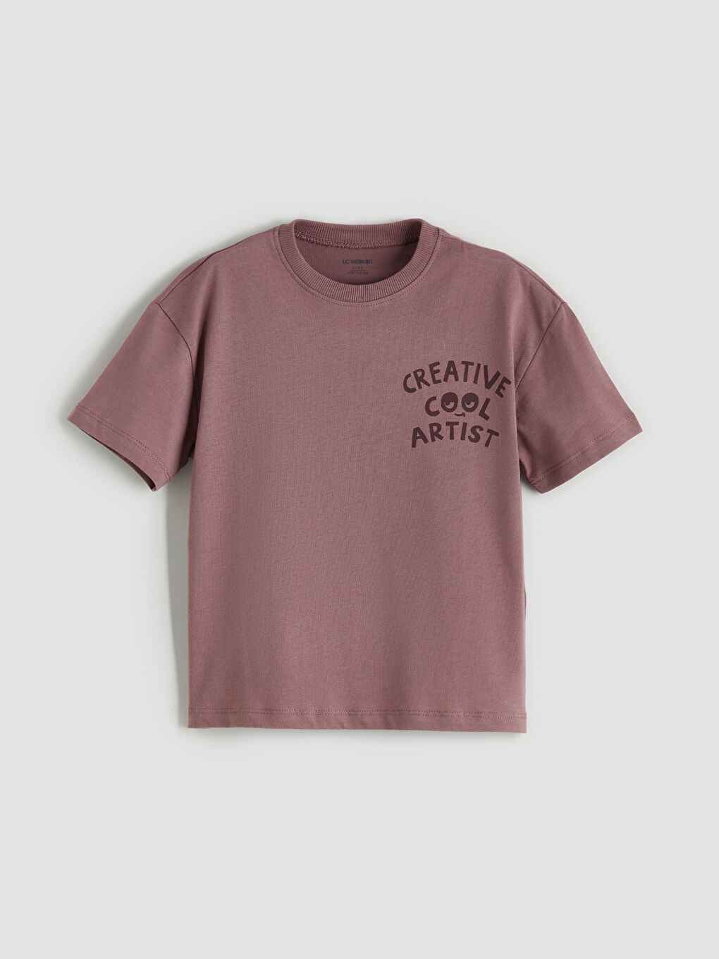 LCW Kids Crew Neck Printed Boys' T-Shirt -S5RM95Z1-H9F