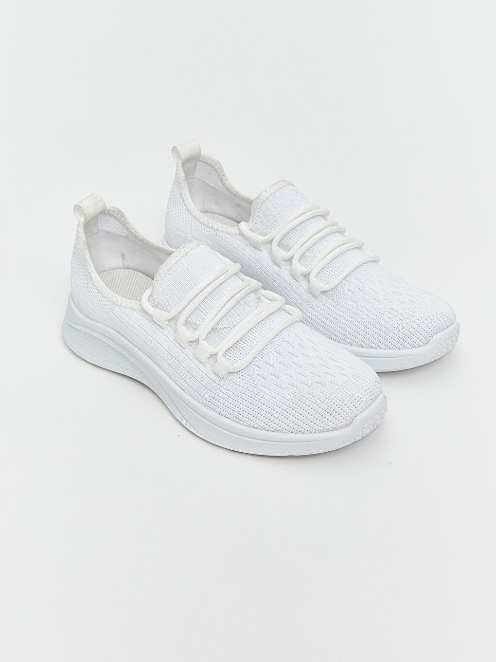 Beyaz File Detaylı Kadın Spor Ayakkabı