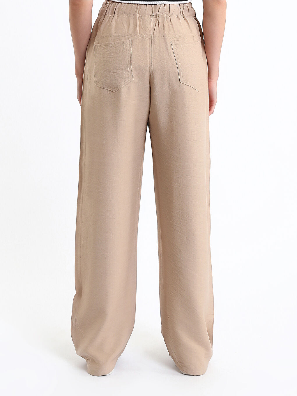 Elasticated Waist Women's Trousers-8
