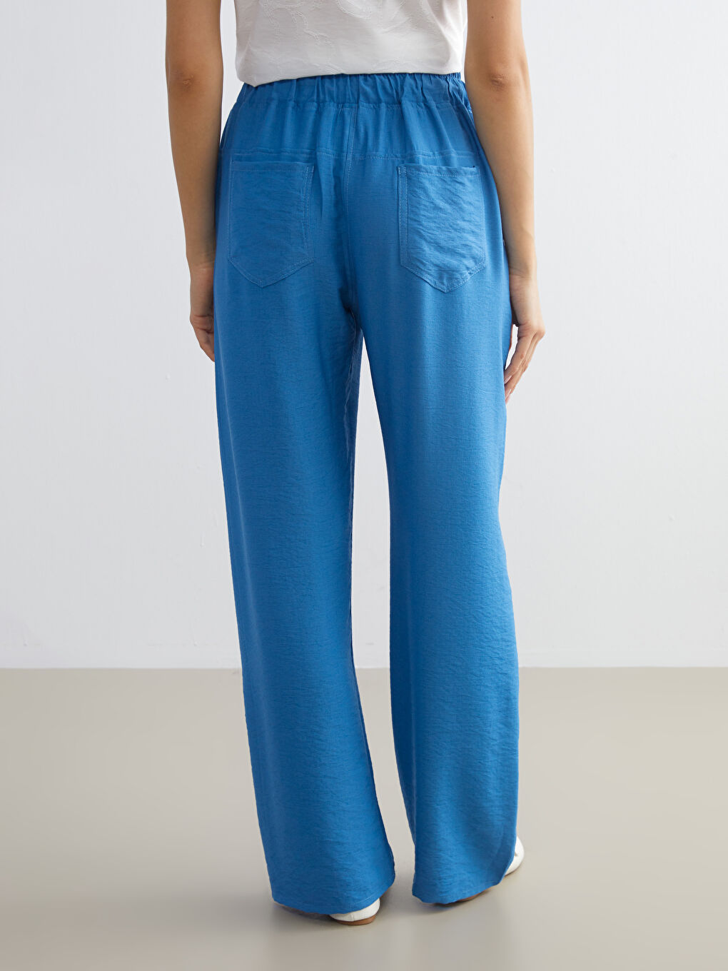 Elasticated Waist Women's Trousers-7