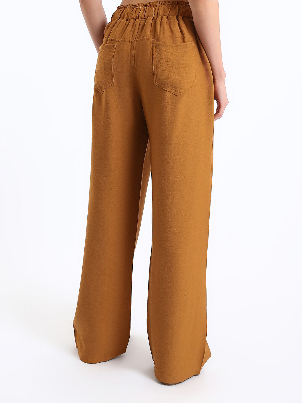Elasticated Waist Women's Trousers-8
