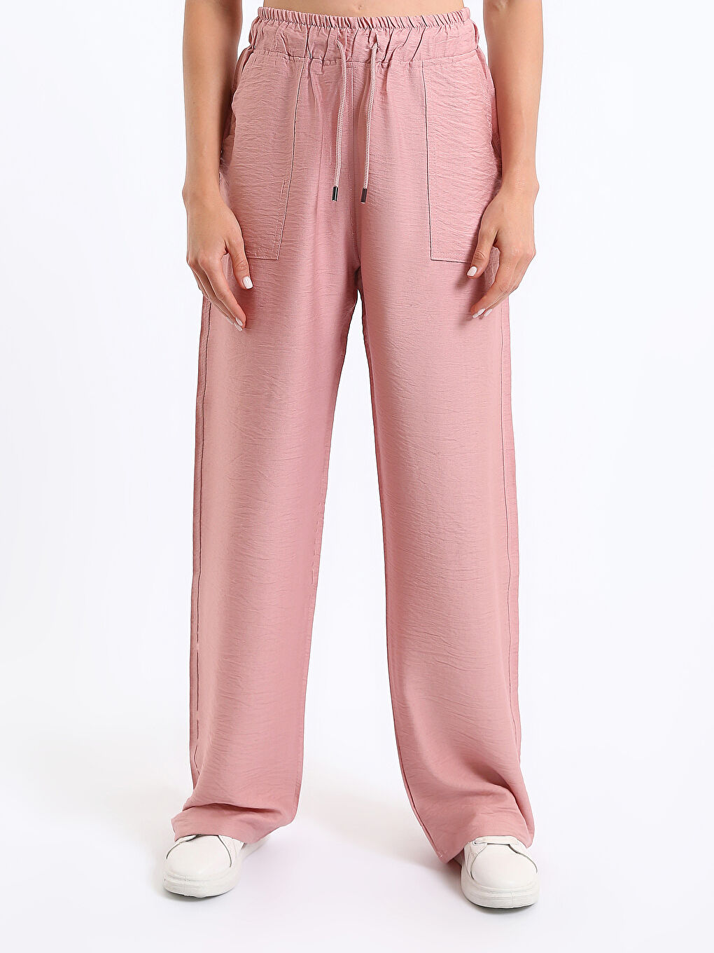 Elasticated Waist Women's Trousers-1