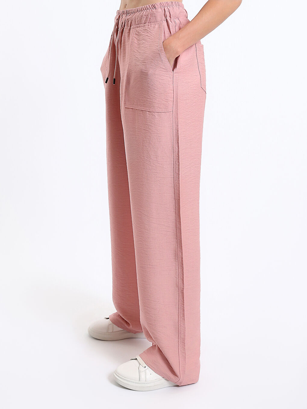 Elasticated Waist Women's Trousers-6