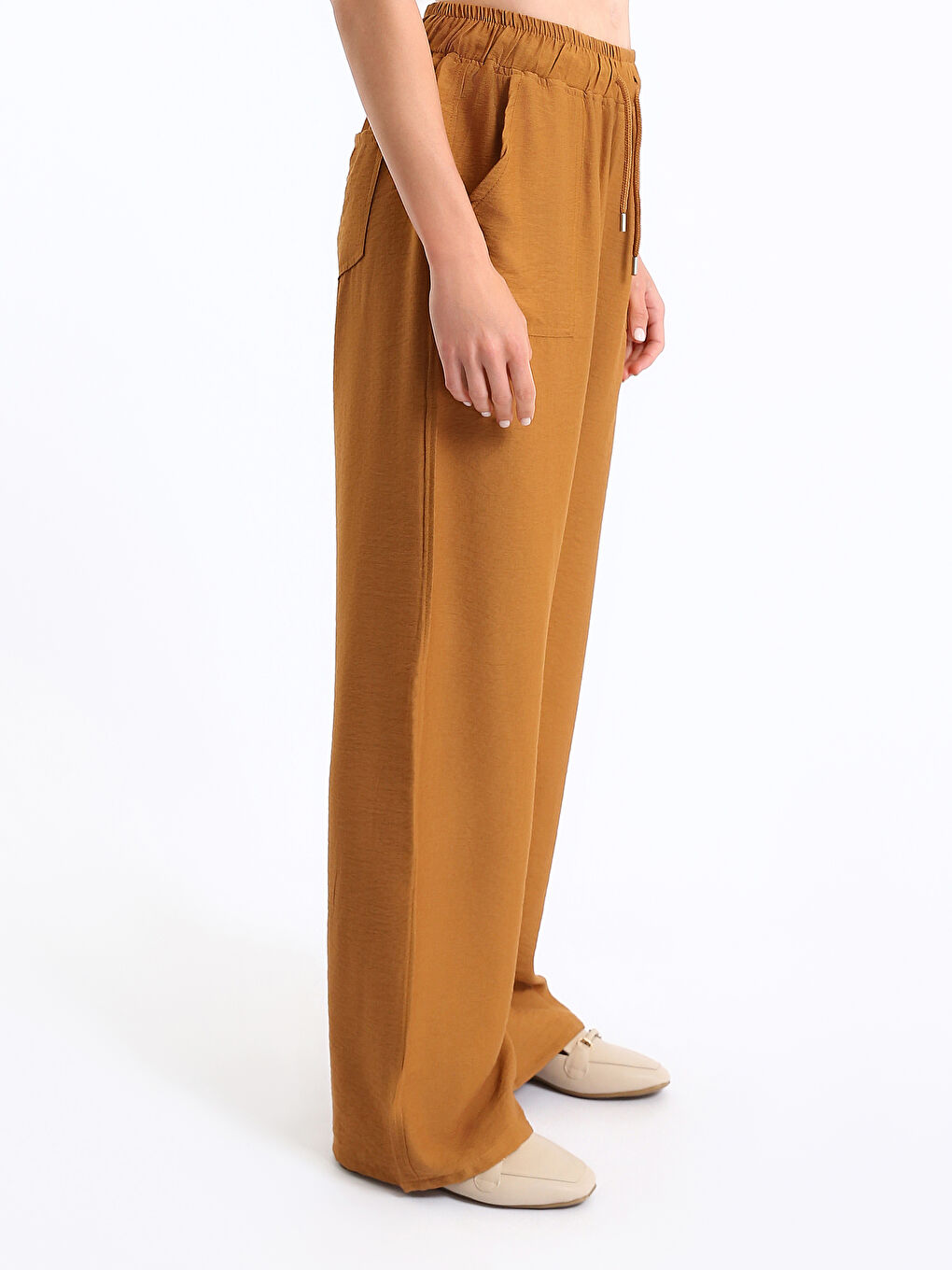 Elasticated Waist Women's Trousers-6