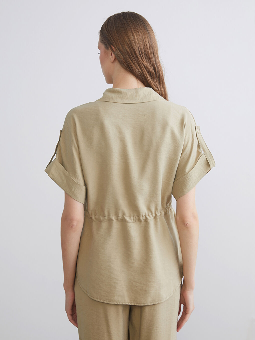 Oversize Modal Blend Women's Shirt-6