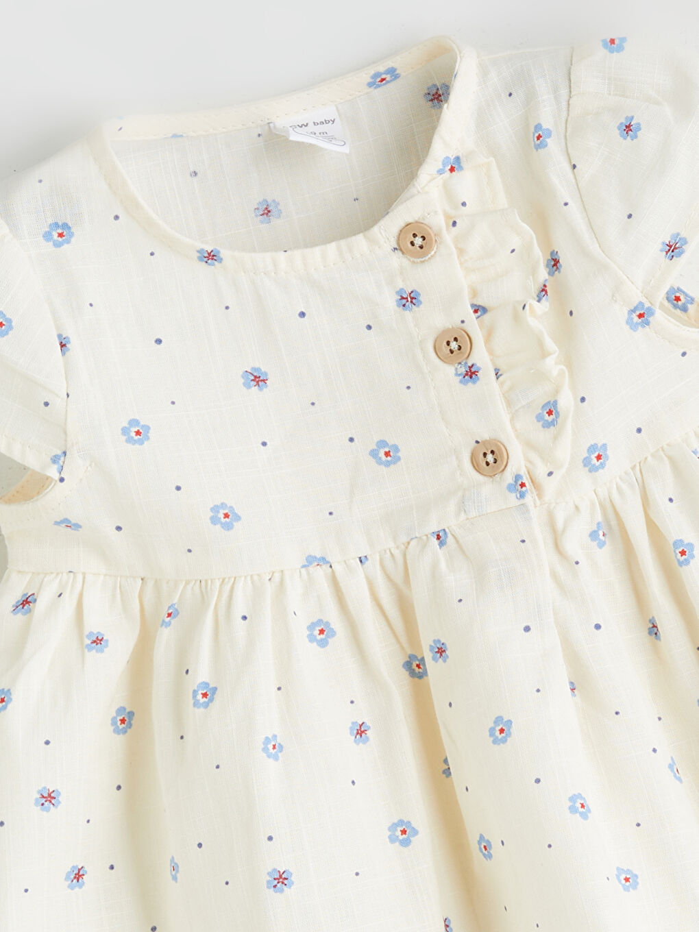 Crew Neck Floral Baby Girls' Dress -S5RN48Z1-LRA