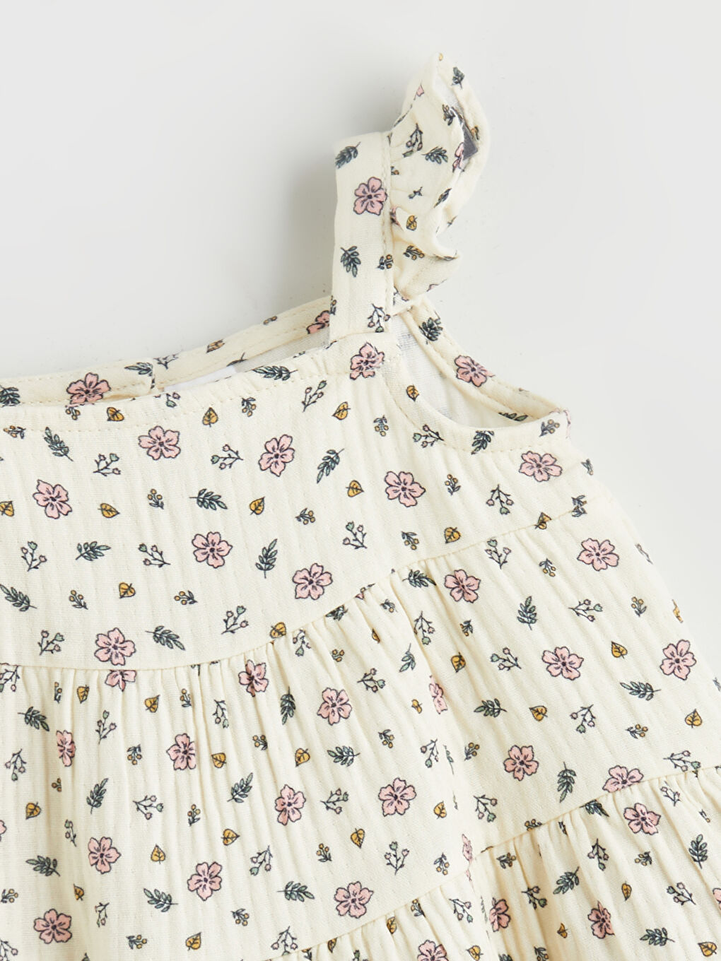Square Collar Floral Baby Girls' Dress -S5RN49Z1-LRB