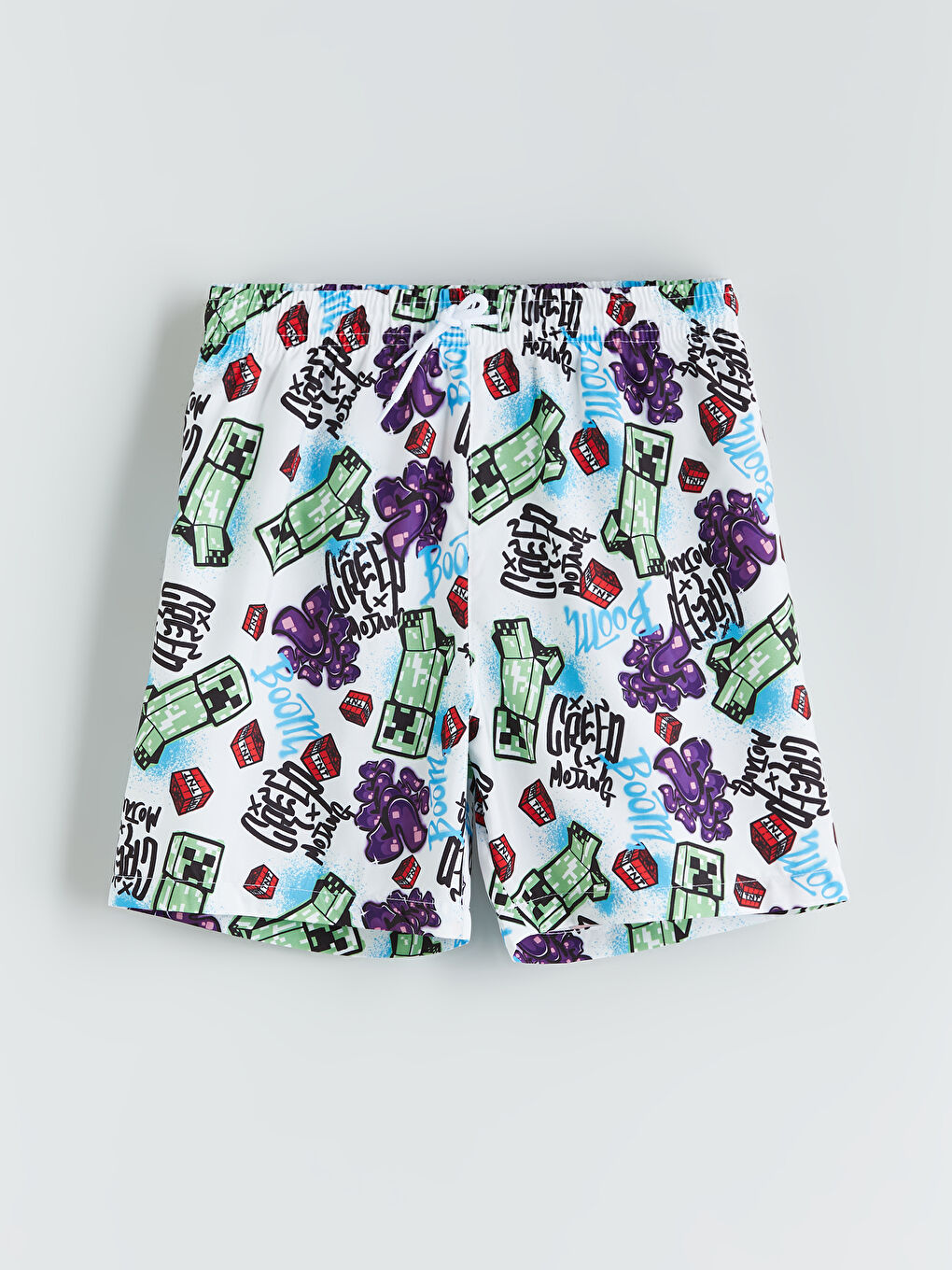 LCW Kids Boy WHITE Swimming Shorts -S5RN53Z4-LU7