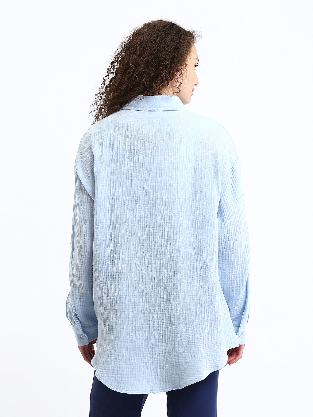 Chemise Oversize pour Femmes-8