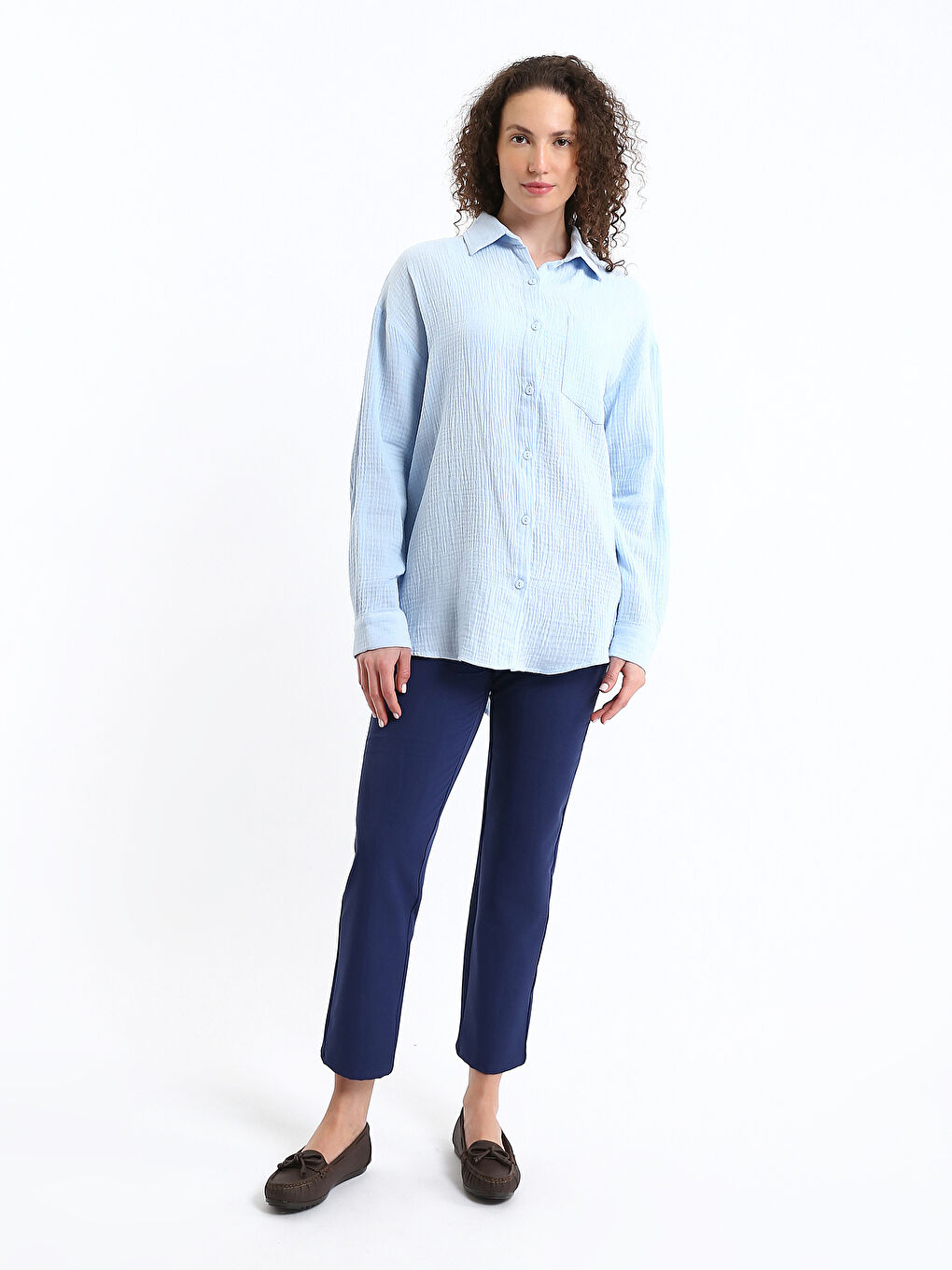 Chemise Oversize pour Femmes-2