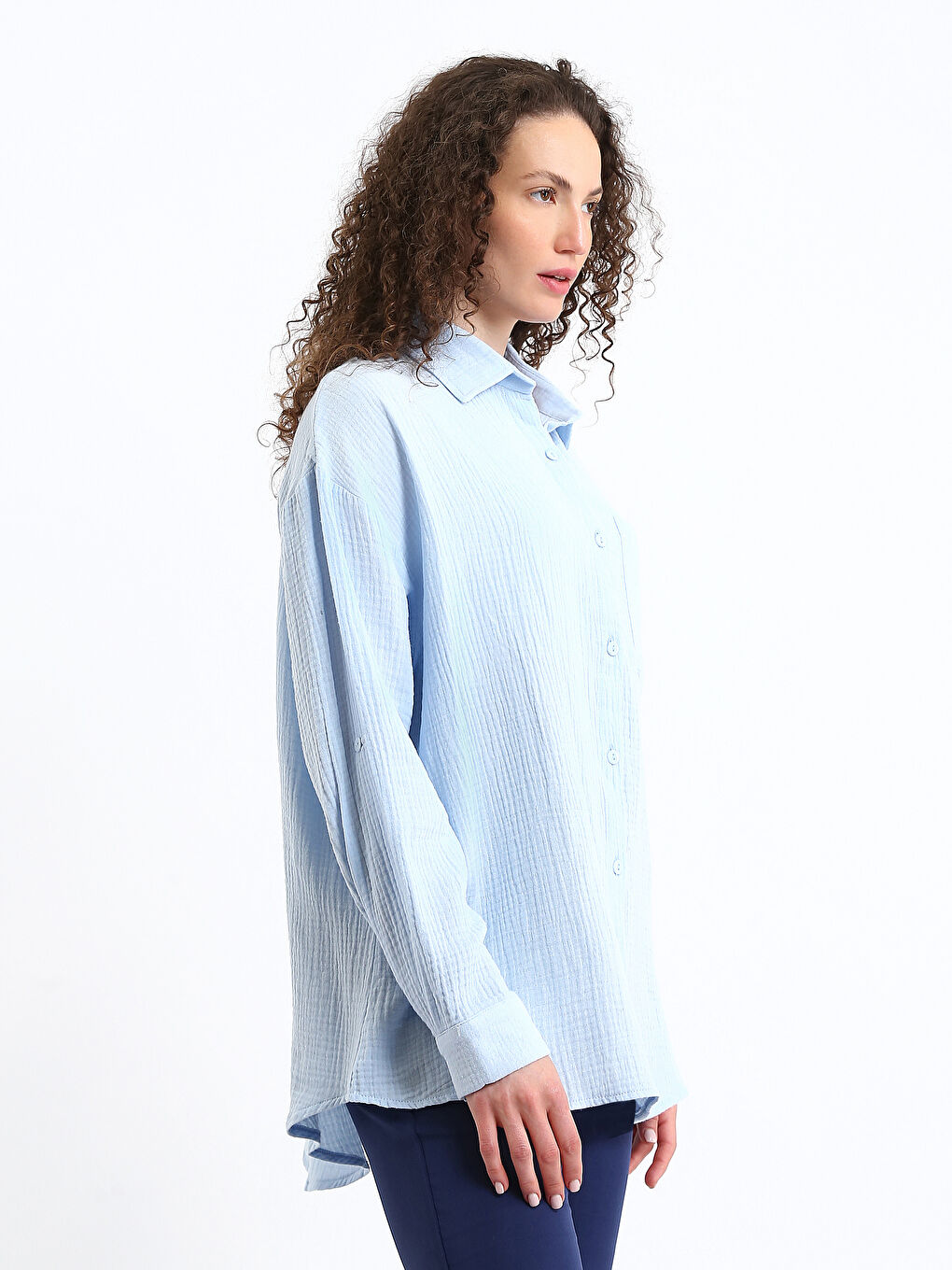Chemise Oversize pour Femmes-6